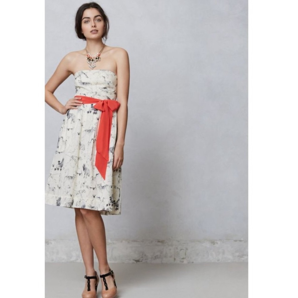Rare! ANTHRO "Fetch & Frolic Dress" Dog Print, HTF